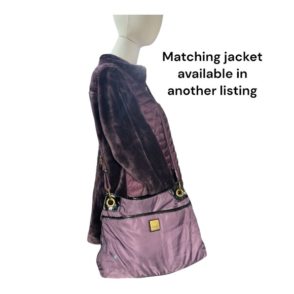 Simply Vera Vera Wang Handbags - Simply Vera Eggplant Canvas Bag: Chic Versatility